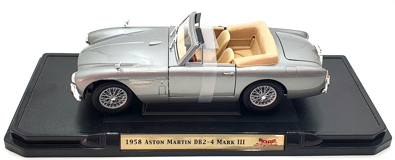 Road Signature 1/18 Scale Diecast  92788 Aston Martin DB2-4 Mark 3 Metallic Grey