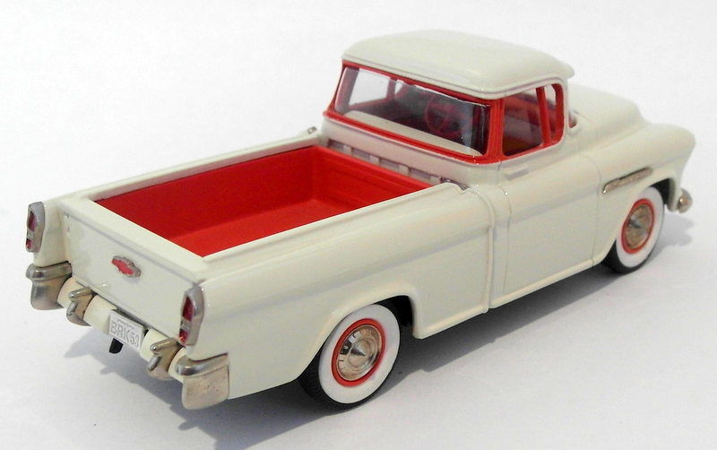 Brooklin 1/43 Scale BRK53 001  - 1955 Chevrolet Cameo Pick Up Ivory/Red