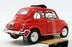Burago 1/24 Scale Diecast Model Car 18-22099 - 1968 Fiat 500L - Red