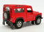 Land Rover Defender - Red - Kinsmart Pull Back & Go Diecast Metal Model Car