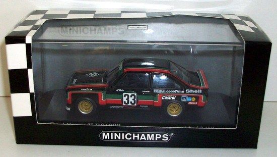 MINICHAMPS 1/43 - 400 768433 FORD ESCORT MK2 RS 1800 DRM SUPERSPRINT 76 HAHNE
