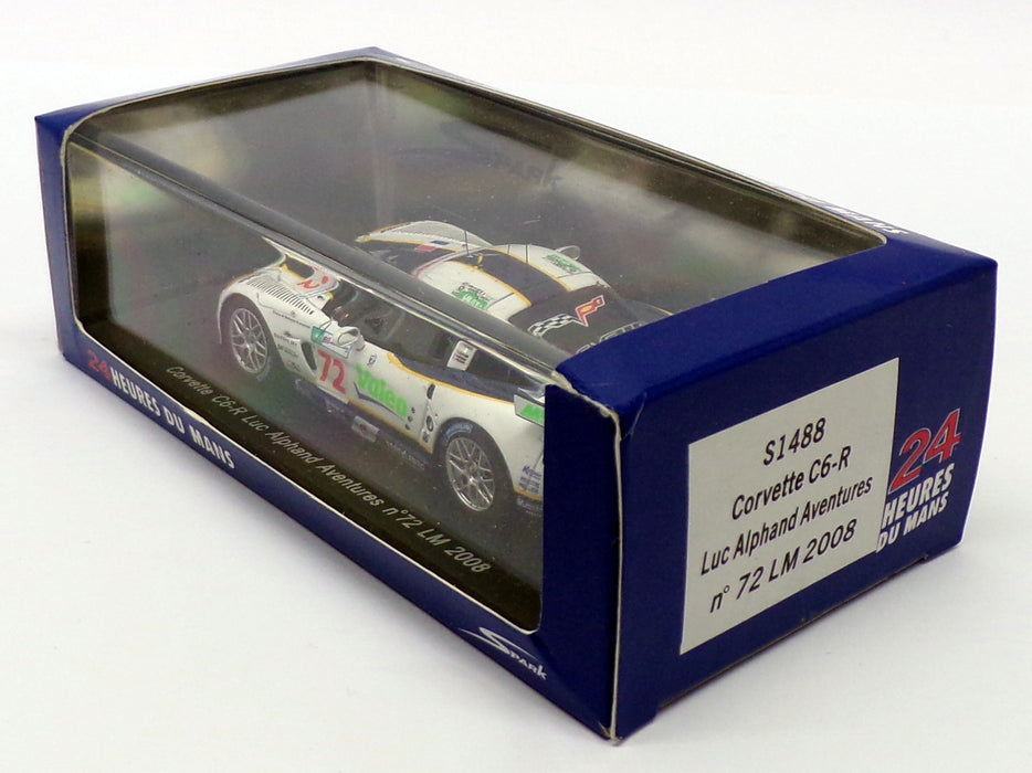 Spark Models 1/43 Scale S1488 - Chevrolet Corvette C6-R - #72 Le Mans 2008