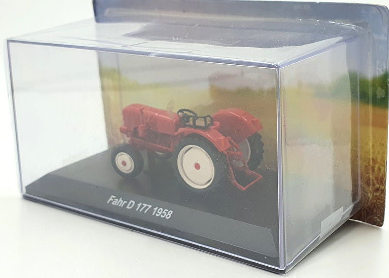 Hachette 1/43 Scale Model Tractor HL43 - Fahr 177 1958 - Red
