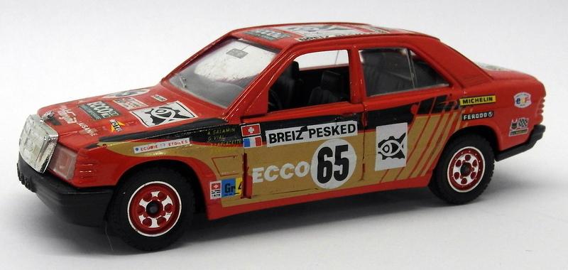 Solido 1/43 Scale Diecast - 1337 Mercedes 190 Racing Red #65