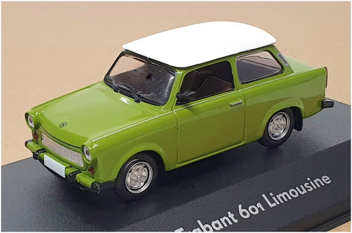 Atlas Editions 1/43 Scale 7230 003 - Trabant 6o1 Limousine - Green/White