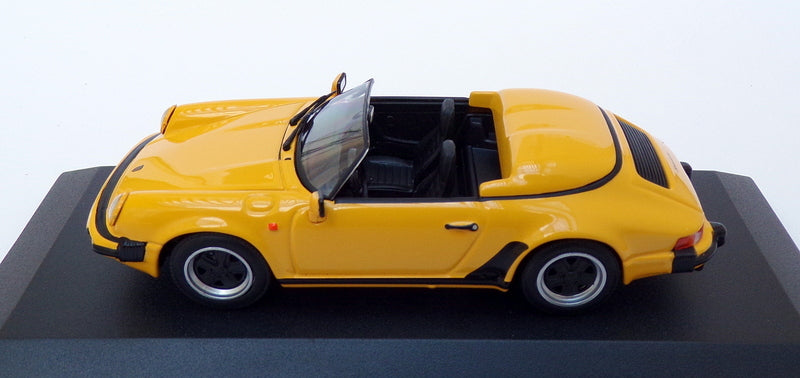 Maxichamps 1/43 Scale 940 066131 - 1988 Porsche 911 Speedster - Yellow
