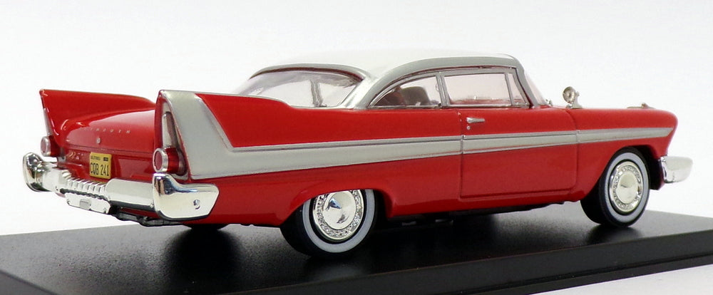 Greenlight 1/43 Scale 86529 - 1958 Plymouth Fury - Christine Red/White