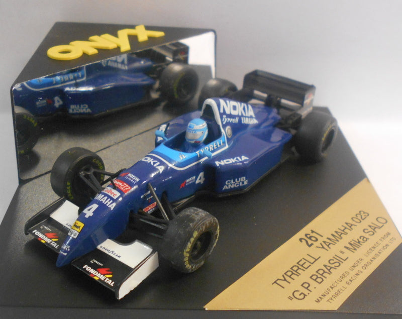 Onyx 1/43 Scale - 261 TYRELL YAMAHA 023 MIKA SALO