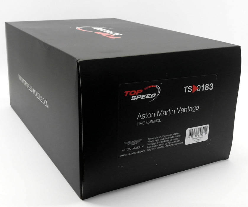 TSM Top Speed 1/18 scale - TS0183 Aston Martin 2018 Vantage Lime Essence