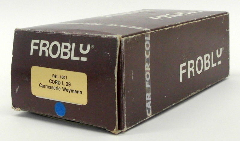 Frobly Models 1/43 Scale Model Car 1001 Cord L 29 Carrosserie Weymann Cream Blue