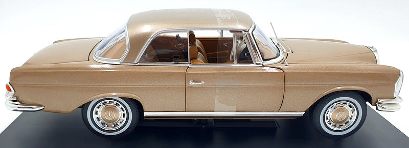 Norev 1/18 Scale Diecast 183759 - Mercedes-Benz 250 SE Coupe 1969 - Gold Met