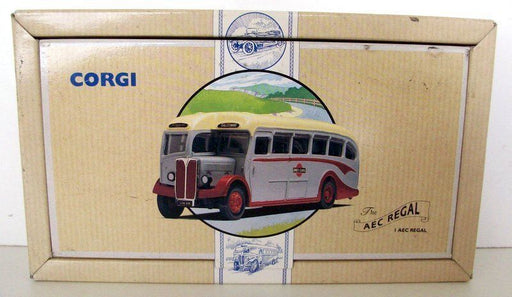 CORGI - 97186 THE AEC REGAL GREY CARS