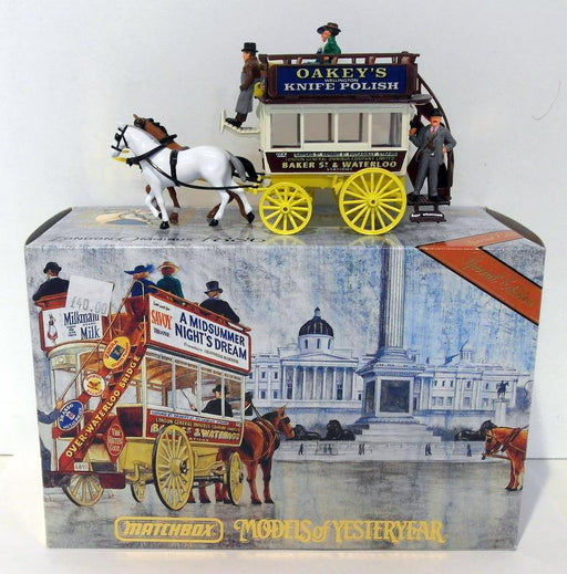 Matcbox Models Of Yesteryear 1/43 Scale YSH2 - London Omnibus 1886 - Oakey's