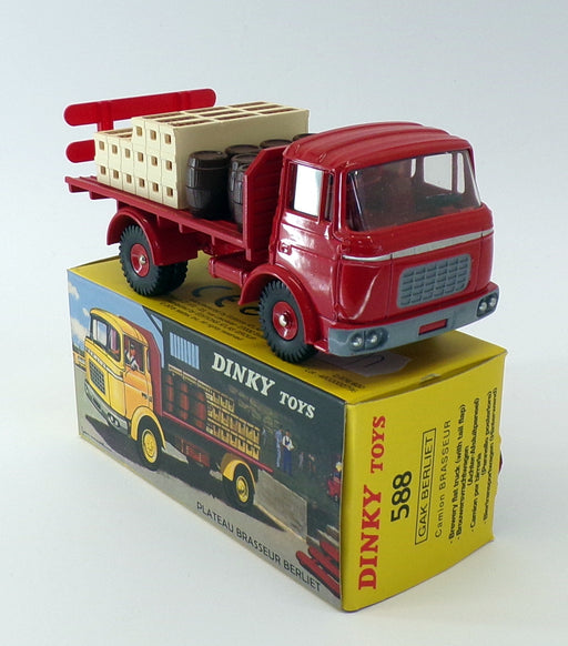 Atlas Editions Dinky Toys 588 - Plateau Brasseur Berliet Truck - Kronenbourg
