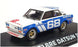 Greenlight 1/43 Scale 86346 - 1972 Bre Datsun 510 #68 Gregg - Blue/White