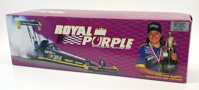 Action 1/24 Scale Diecast W249723419 - '97 Dragster Christen Powell Royal Purple