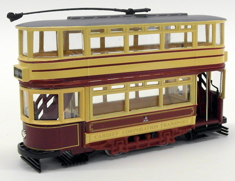 Corgi 1/76 Scale Diecast Model Bus 97264 - Double Deck Tram - Cardiff