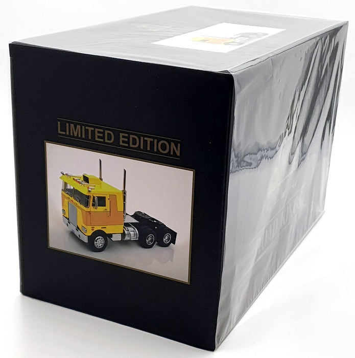 KK Scale Road Kings 1/18 Scale RK180152 - Peterbilt 352 Pacemaker Yellow/Brown