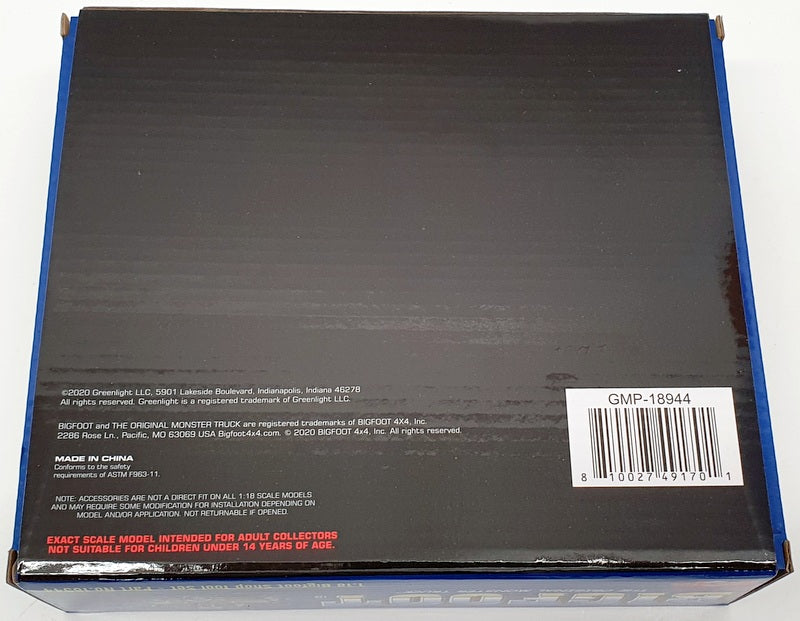 Greenlight 1/18 Scale GMP18944 - Bigfoot Shop Tool Set