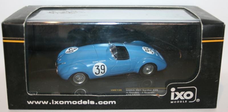 Ixo 1/43 Scale - LMC130 - Simca Huit Gordini / Scaron #39 Le Mans 1939