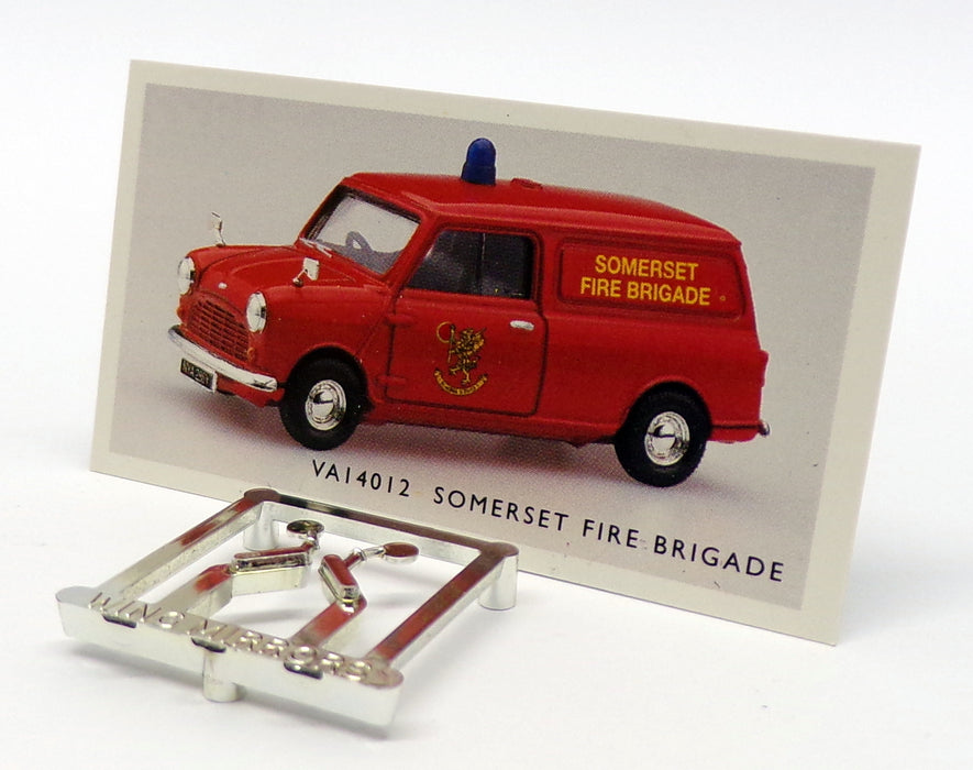 Vanguards 1/43 Scale VA14012 - Austin Mini Van - Somerset Fire Brigade