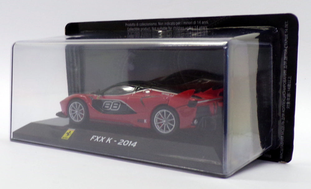 Altaya 1/43 Scale Model Car AL9519 - 2014 Ferrari FXX K - Red/Black #88