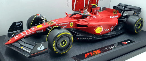 Burago 1/18 Scale 18-16811 - F1 Ferrari F1-75 2022 Carlos Sainz #55
