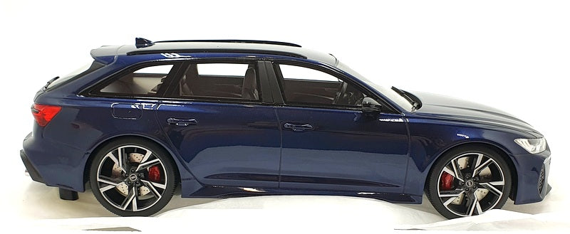Top Speed 1/18 Scale Resin TS0315 - Audi RS 6 Avant Carbon Black Navarra - Blue