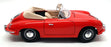 Burago 1/18 scale Diecast 3031 - 1961 Porsche 356B Cabriolet - Red