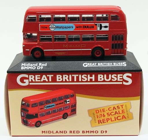 Atlas Editions 1/76 Scale Model Bus 4 655 126 - Midland Red BMMO D9 Route 658
