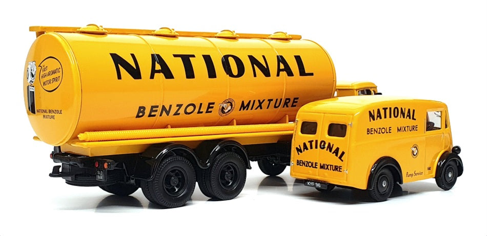 Corgi 1/50 Scale 31002 Foden FG Cylindrical Tanker & Morris J Van - Ntl Benzole