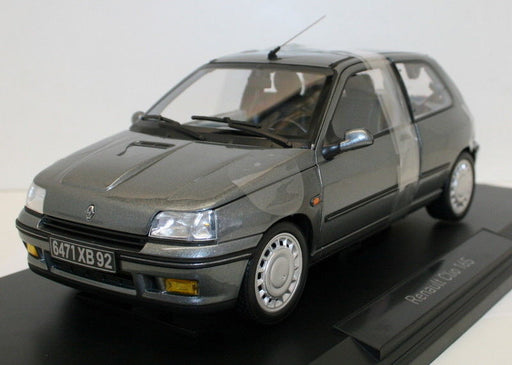 Norev 1/18 Diecast 185234 - 1991 Renault Clio 16S - Tungstene Grey