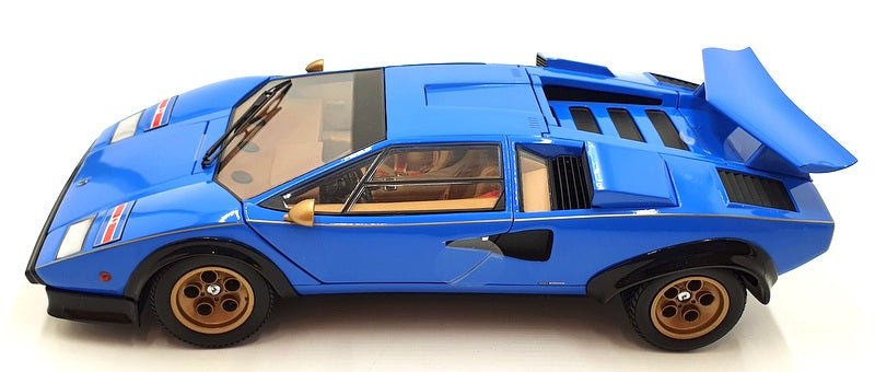 Kyosho 1/18 Scale 08323BL - Lamborghini Countach LP500S - Blue