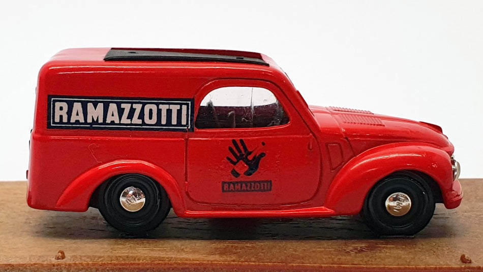 Brumm 1/43 Scale Diecast R053 - Fiat 500 Van Ramazzotti - Red