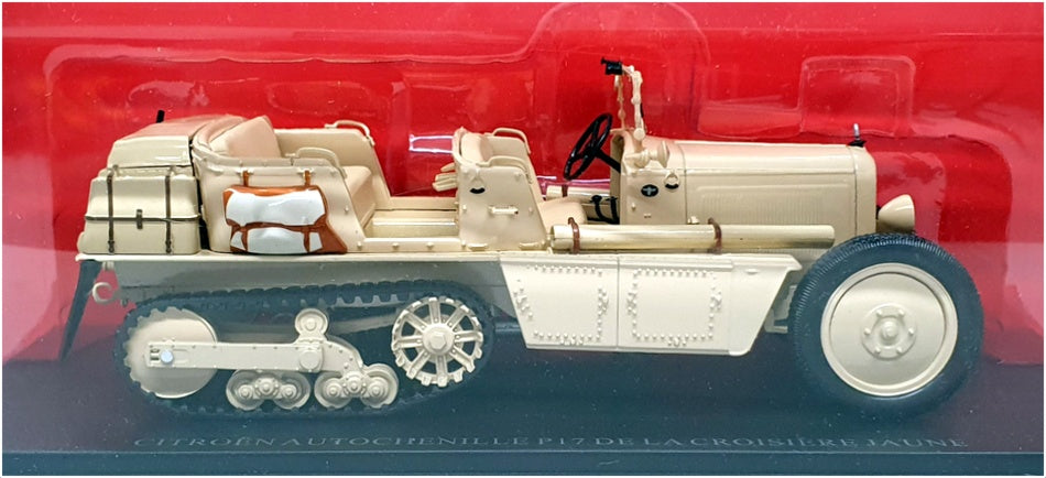 Hachette 1/24 Scale Diecast G111V015 - Citroen Autochenille P17 - Cream