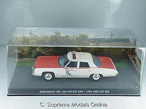 Fabbri 1/43 Scale 007 Bond Model Chevrolet Bel Air Police Car - Live & Let Die