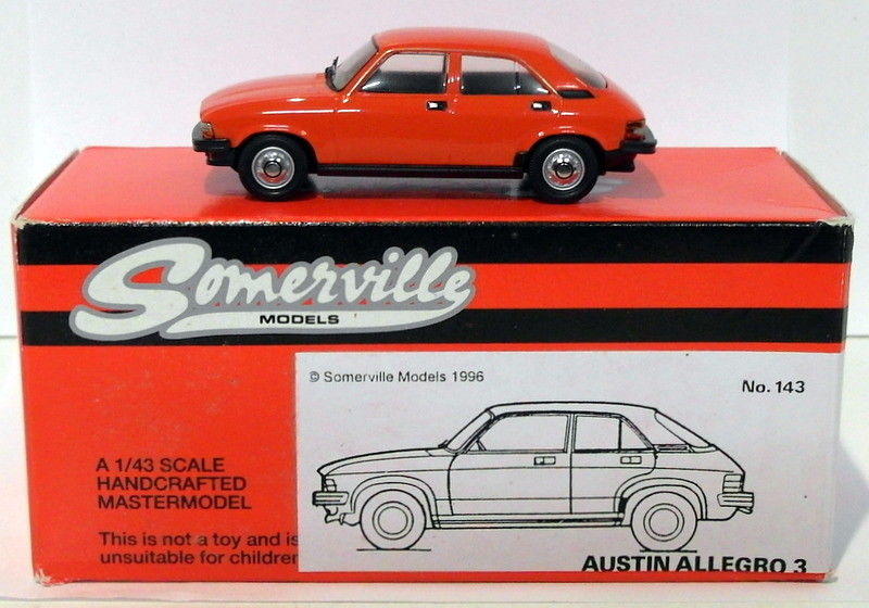 Somerville Models 1/43 Scale 143 - Austin Allegro 3 - Red