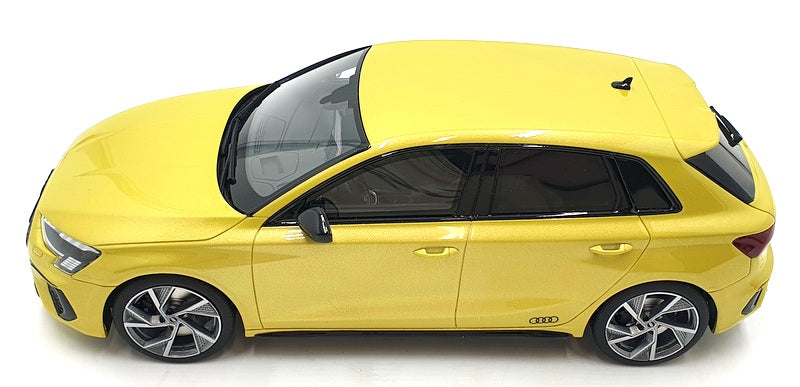 GT Spirit 1/18 Scale Resin GT364 - Audi S3 Sportback - yellow
