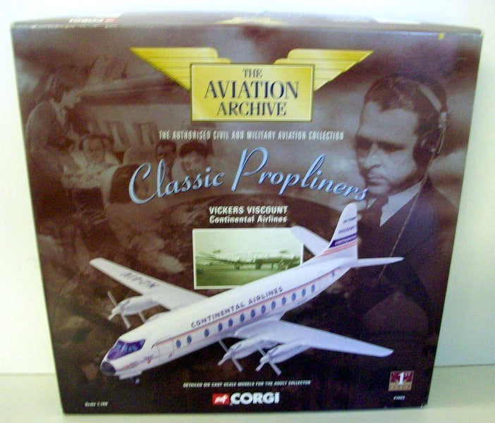 CORGI 1/144 47603 VICKERS VISCOUNT CONTINENTAL AIRLINES — R.M.Toys Ltd