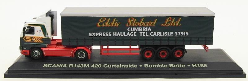 Atlas Editions 1/76 Scale 4 649 137 - Scania R143M 420 Curtainside Bumble Bette