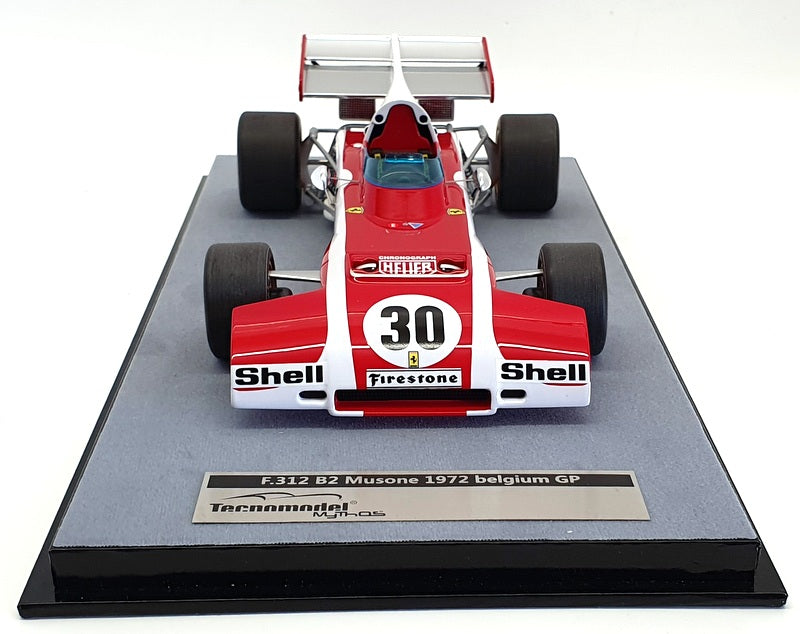 Tecnomodel 1/18 Scale TM18-194A - 1972 Ferrari 312 B2 Belgium GP #30 C.Regazzoni
