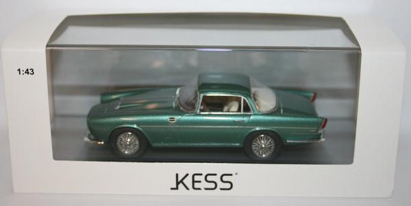 Kess 1/43 Scale Resin KE43029000 - 1958 Jaguar XK150 Ghia Aigle Coupe Green Met