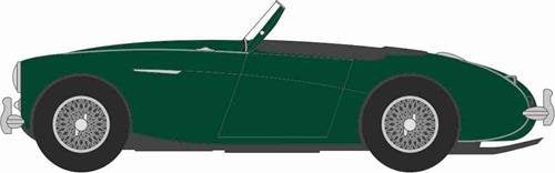 Oxford Diecast 1/43 Scale AH1003 - Austin Healey 100 BN1 Open - Spruce Green