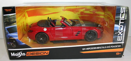 Maisto Exotics 1/24 Scale 31370 - Mercedes Benz SLS AMG Roadster - Red