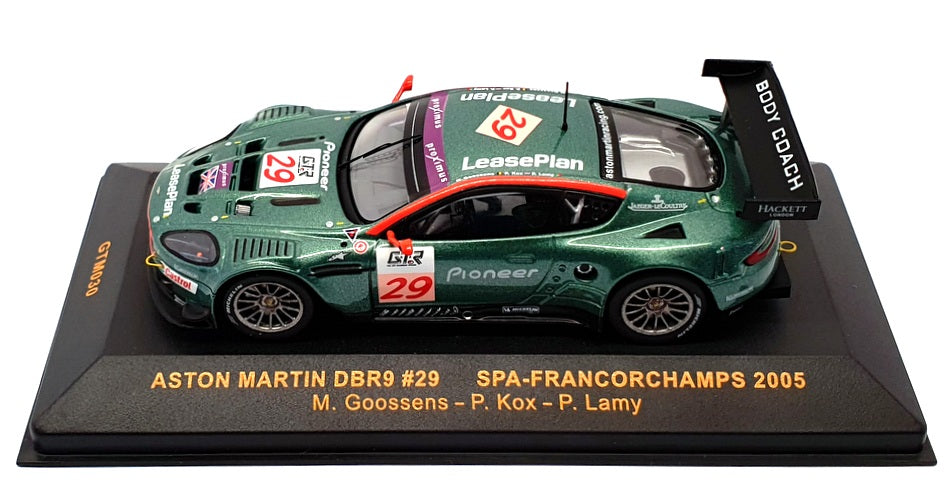 Ixo 1/43 Scale GTM030 - Aston Martin DBR9 - #29 Spa-Francorchamps 2005