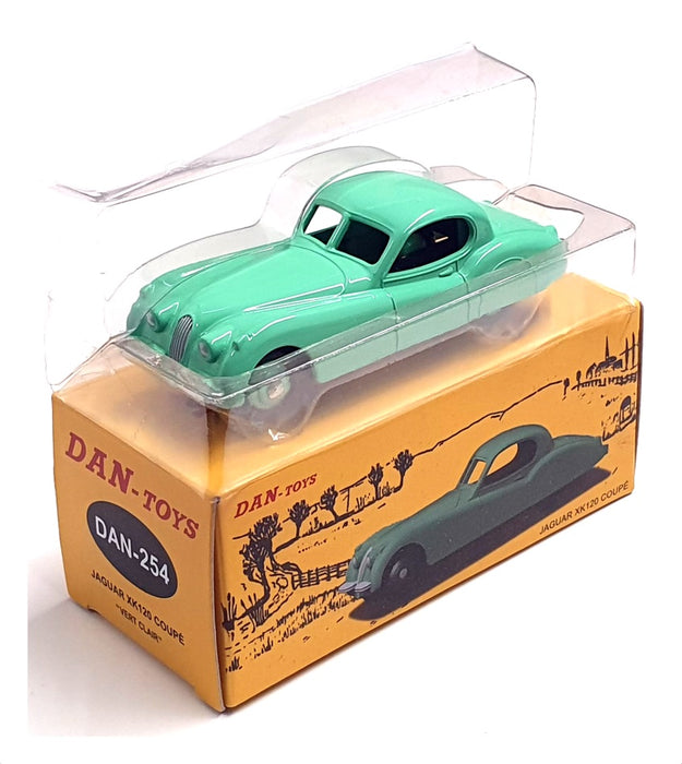 Dan Toys Appx 9.5cm Long Diecast DAN-254 - Jaguar XK120 Coupe - Green