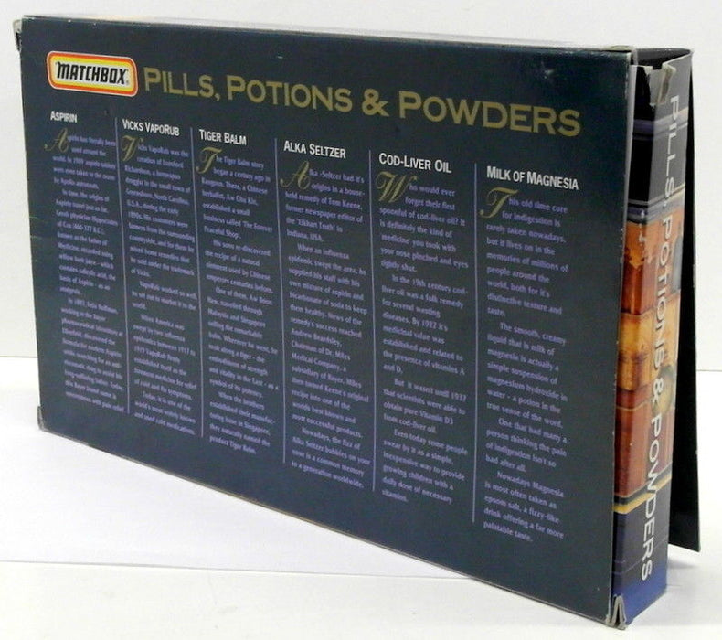 Matchbox Diecast Models 01914 - Pills, Potions, & Powders - 6 Piece Set
