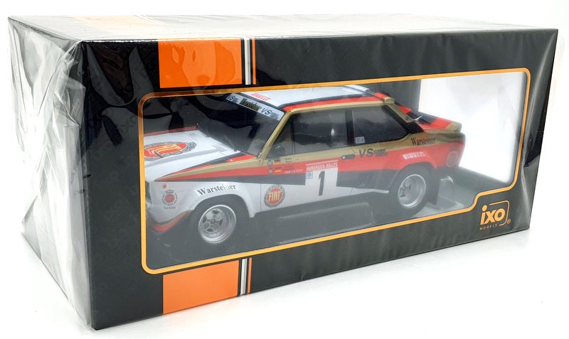 Ixo 1/18 Scale Diecast 18RMC078 - Fiat 131 Abarth #1 Hunsruck 1980 W.Rohrl #1