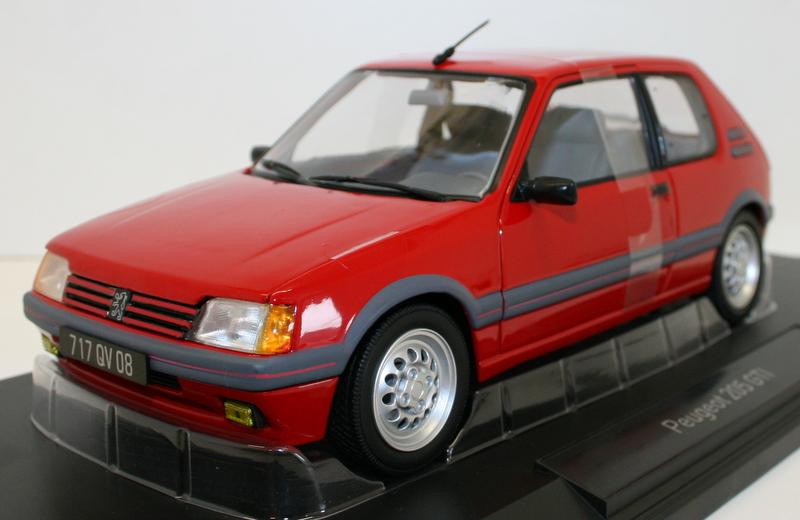 Norev 1/18 Scale 184853 - 1988 Peugeot 205 GTi 1.6 - Vellelunga Red