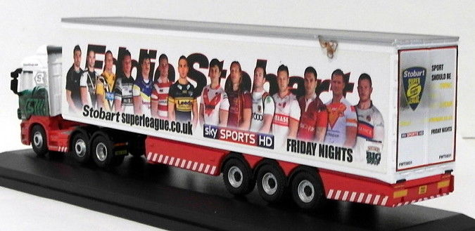 Oxford Diecast 1/76 Scale SHL15FR Scania Highline Truck Stobart Super League